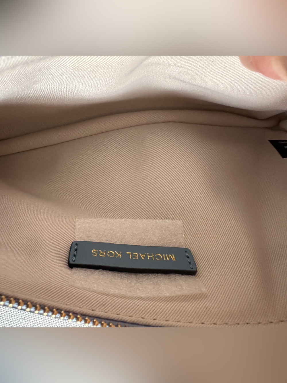 NWOT MICHAEL KORS Zoe Small Suede Convertible Pochette in Chambray Blue - Picture 6 of 11